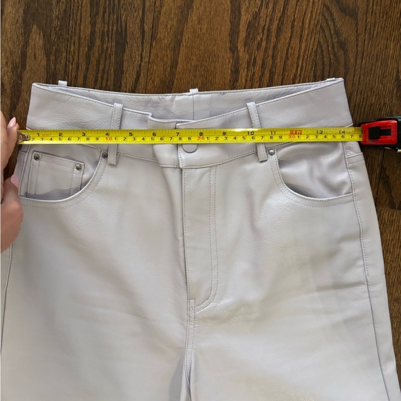 Zara mauve pleather pants - Picture 4 of 7